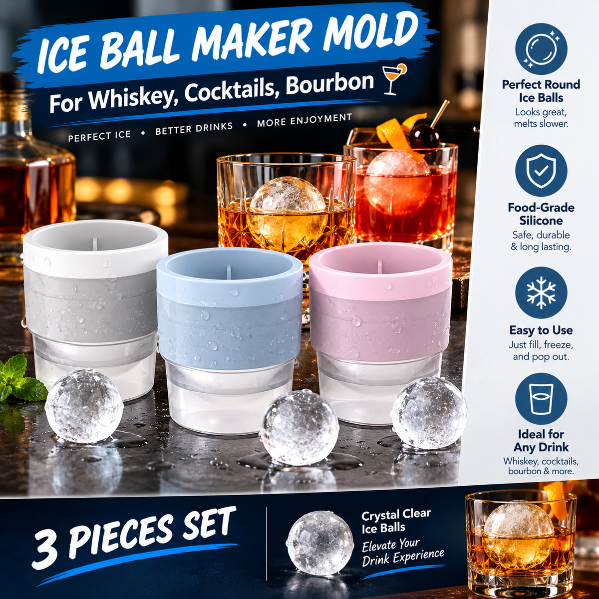 Ice Ball Maker Mold