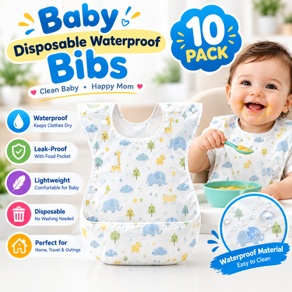 Baby disposable waterproof bib