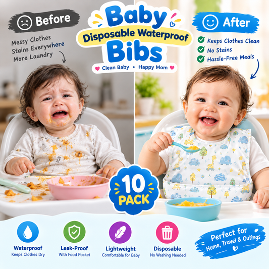 Baby disposable waterproof bib