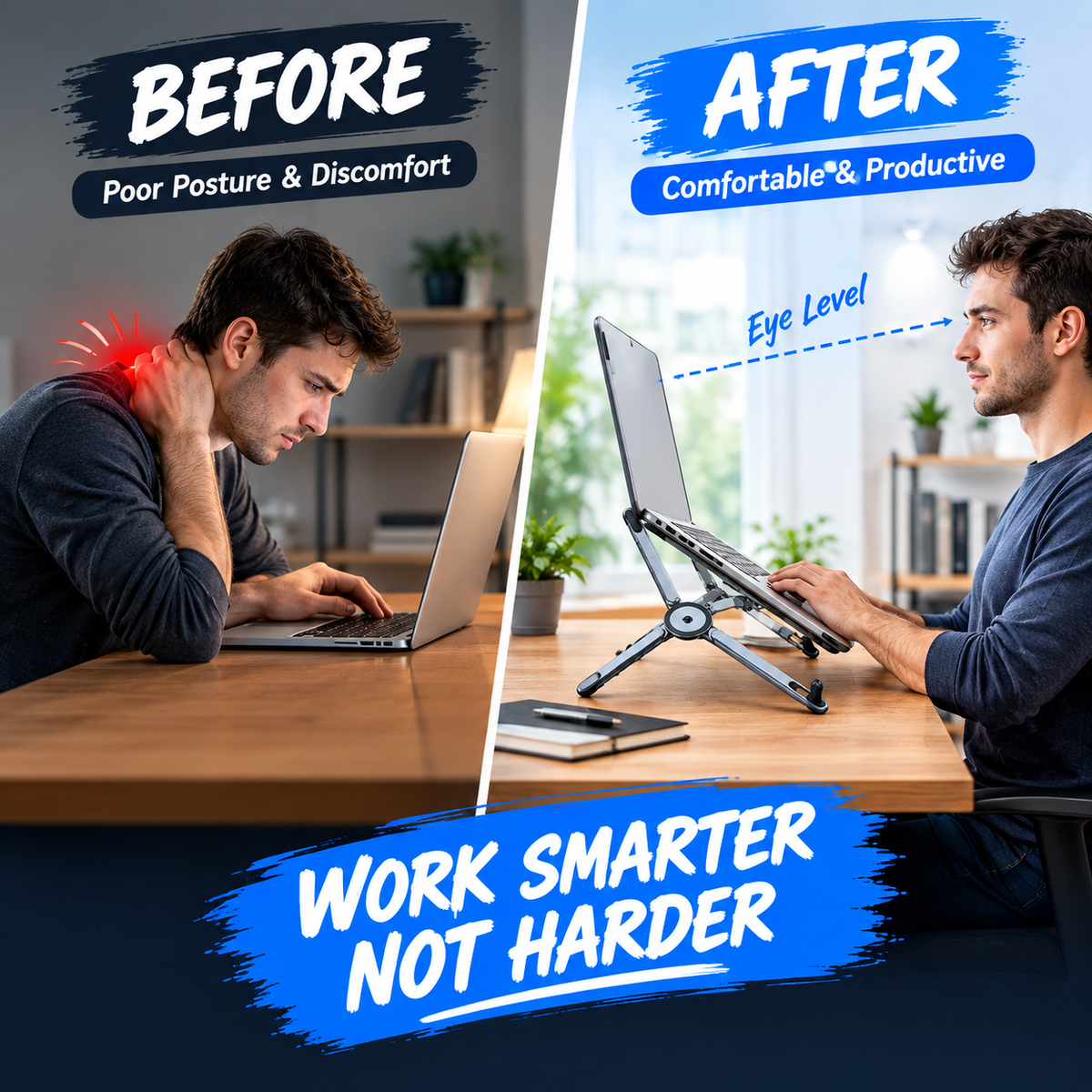 Foldable Multi Angle Laptop Mobile Stand