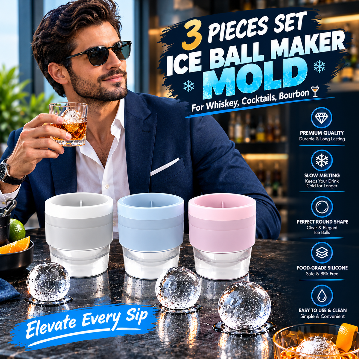 Ice Ball Maker Mold