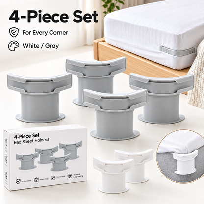 Bed Sheet Grippers 4 PCS Non-slip Sheet Holders