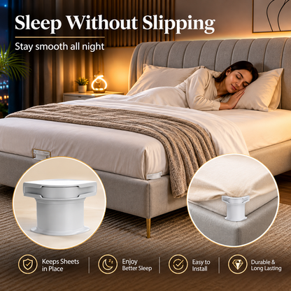 Bed Sheet Grippers 4 PCS Non-slip Sheet Holders