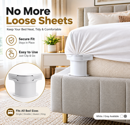 Bed Sheet Grippers 4 PCS Non-slip Sheet Holders